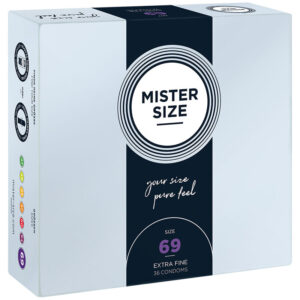 Mister Size - Preservativos Talla XXXL 69 Mm (36 Unidades)