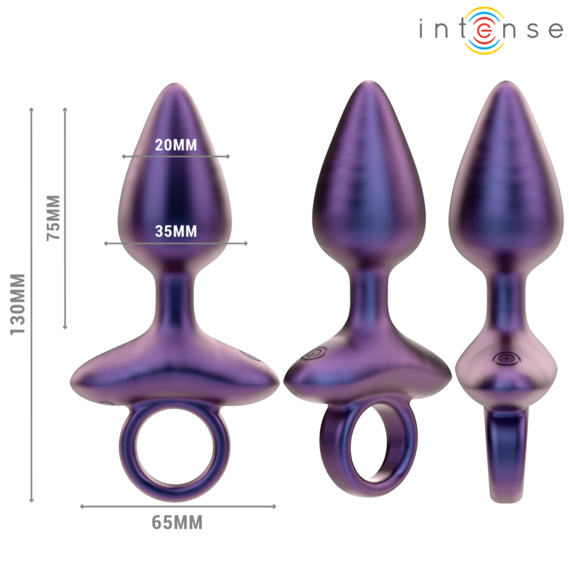 Intense - Michael Plug Anal Vibrador Modelo 2 Control Remoto 3 Intense - Michael Plug Anal Vibrador Modelo 2 Control Remoto - Imagen 3
