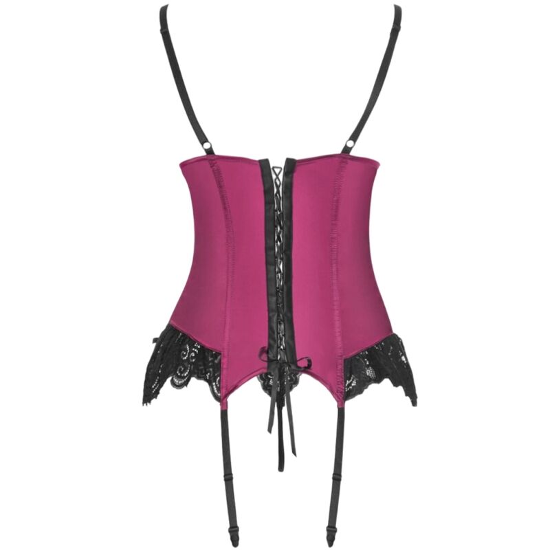 Livco Corsetti Fashion - Agrafena Cf 90436 Corset + Tanga Burdeos 5 Livco Corsetti Fashion - Agrafena Cf 90436 Corset + Tanga Burdeos - Imagen 5