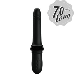 Pretty Love - Pazuzu Vibrador 3 Modos de Empuje Negro