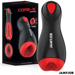 Jamyjob - Core-X Masturbador Automático 5 Modos Succionador y Vibración