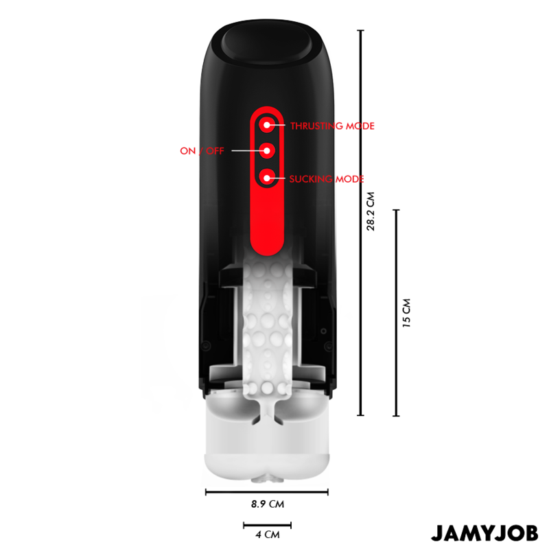 Jamyjob - Phantom Masturbador Vagina Automático 5 Modos Succionador Y Empuje 4 Jamyjob - Phantom Masturbador Vagina Automático 5 Modos Succionador Y Empuje - Imagen 4