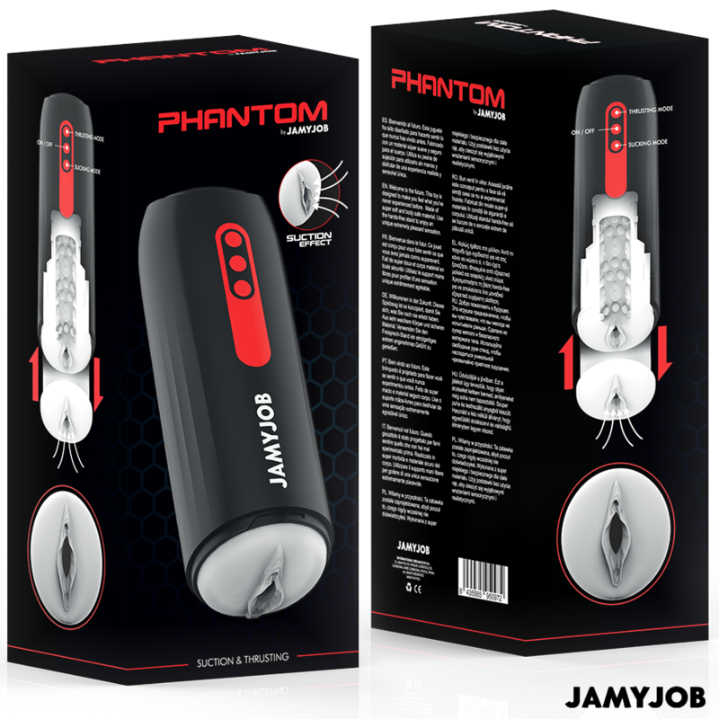 Jamyjob - Phantom Masturbador Vagina Automático 5 Modos Succionador Y Empuje 7 Jamyjob - Phantom Masturbador Vagina Automático 5 Modos Succionador Y Empuje - Imagen 7