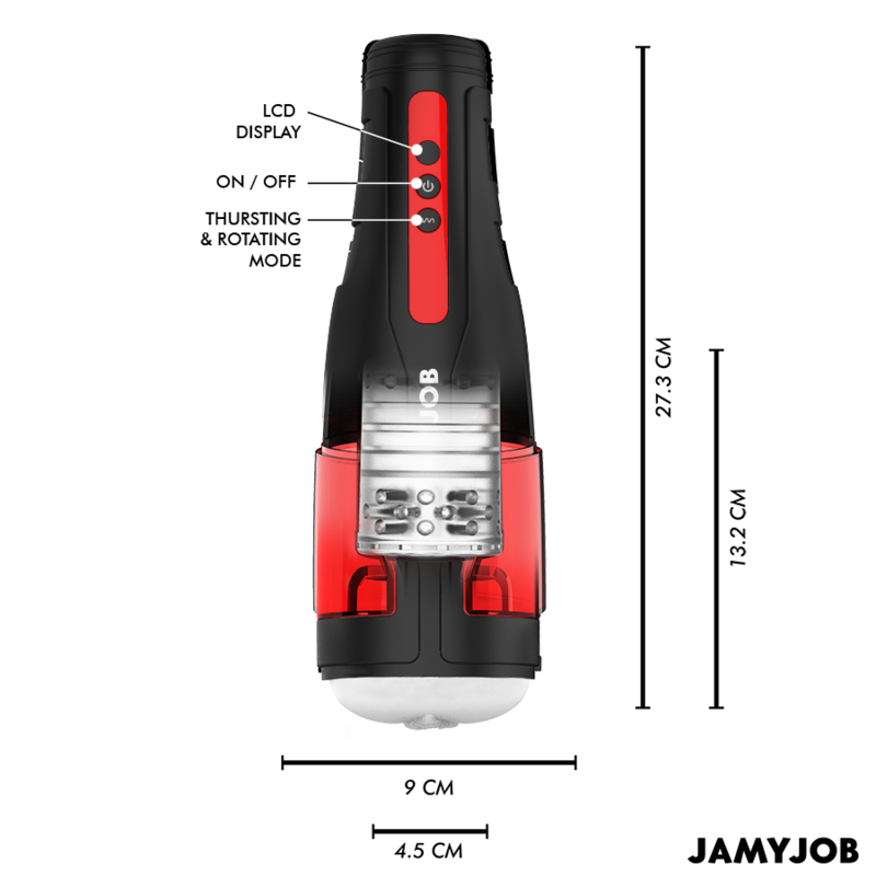 Jamyjob - Cyclone Masturbador Vagina Automático 10 Modos Rotación Y Empuje 3 Jamyjob - Cyclone Masturbador Vagina Automático 10 Modos Rotación Y Empuje - Imagen 3