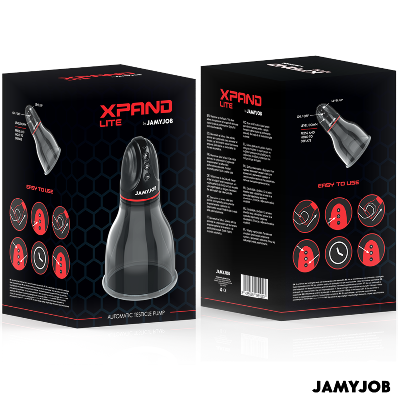 Jamyjob - Xpand Lite Bomba Automática De Testículos 3 Niveles De Succionador Gris 7 Jamyjob - Xpand Lite Bomba Automática De Testículos 3 Niveles De Succionador Gris - Imagen 7