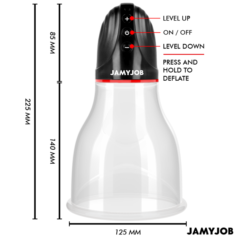 Jamyjob - Xpand Lite Bomba Automática De Testículos 3 Niveles De Succionador Gris 5 Jamyjob - Xpand Lite Bomba Automática De Testículos 3 Niveles De Succionador Gris - Imagen 5
