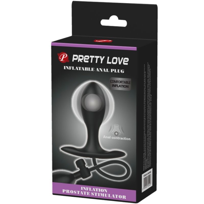 Pretty Love - Plug Anal Inflable Negro 7 Pretty Love - Plug Anal Inflable Negro - Imagen 7