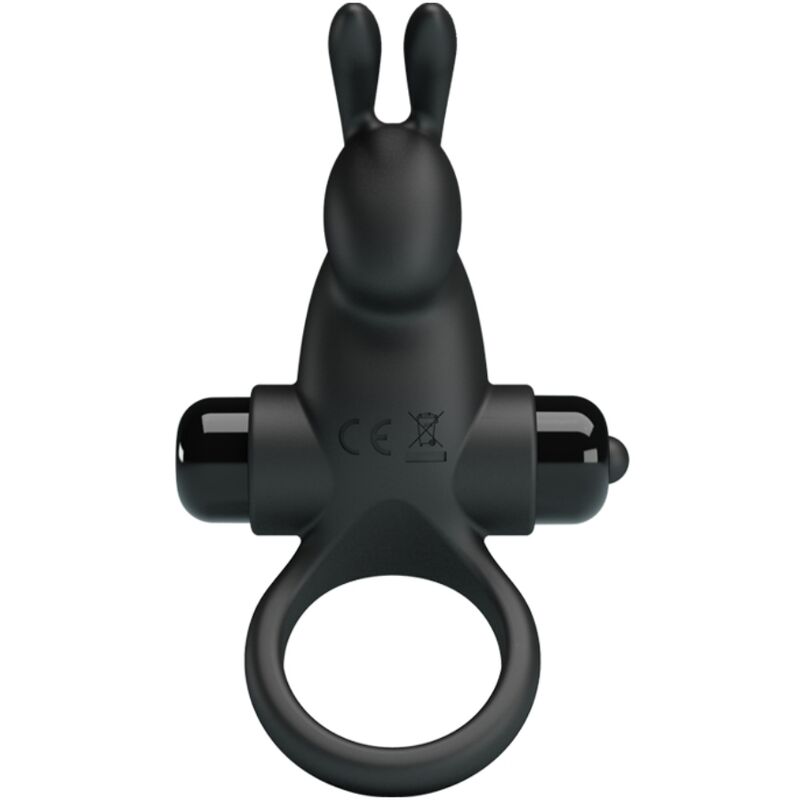 Pretty Love - Anillo Vibrador + Estimulador Rabbit Clítoris 10 Vibraciones Negro 2 Pretty Love - Anillo Vibrador + Estimulador Rabbit Clítoris 10 Vibraciones Negro - Imagen 2