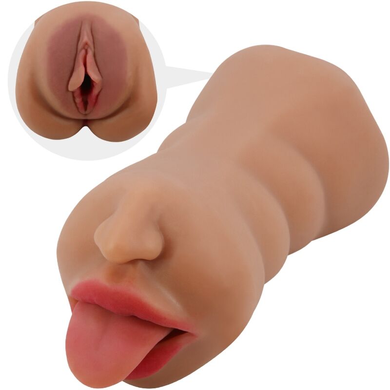 Crazy Bull - Sarah Masturbador Doble Boca &Amp; Vagina Natural 1 Crazy Bull - Sarah Masturbador Doble Boca &Amp; Vagina Natural