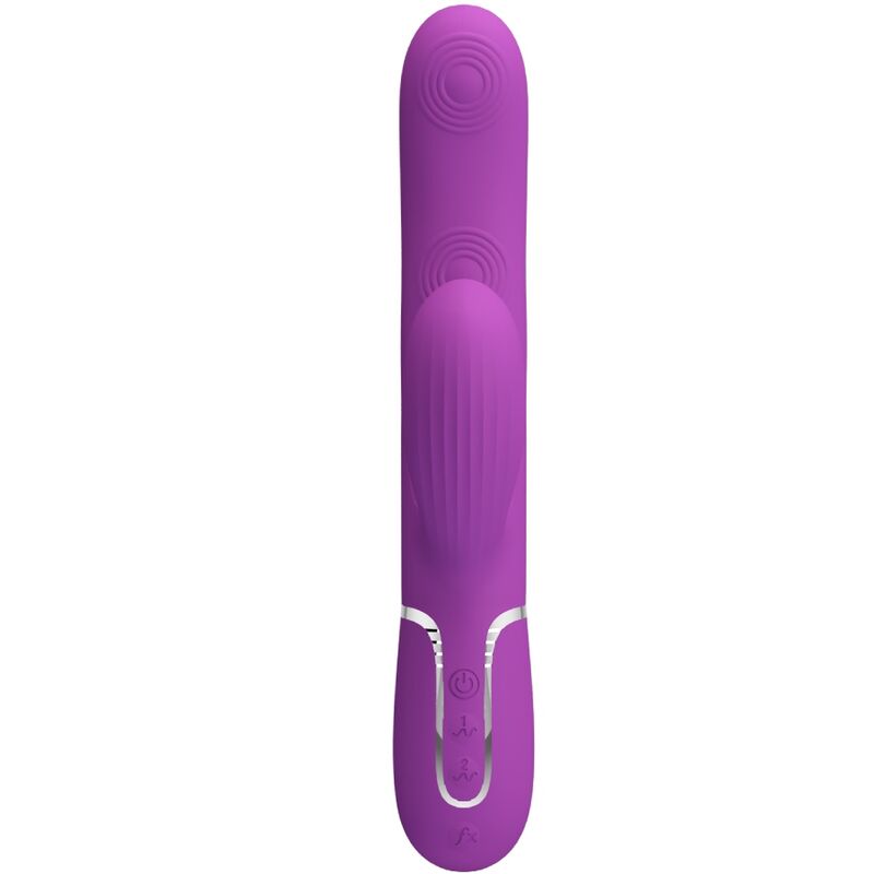Pretty Love - Perlita Vibrador Rabbit Multifunción 3 En 1 Morado 2 Pretty Love - Perlita Vibrador Rabbit Multifunción 3 En 1 Morado - Imagen 2