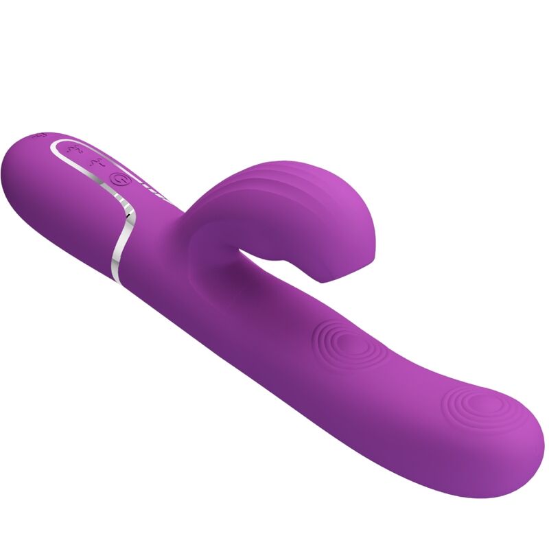 Pretty Love - Perlita Vibrador Rabbit Multifunción 3 En 1 Morado 4 Pretty Love - Perlita Vibrador Rabbit Multifunción 3 En 1 Morado - Imagen 4