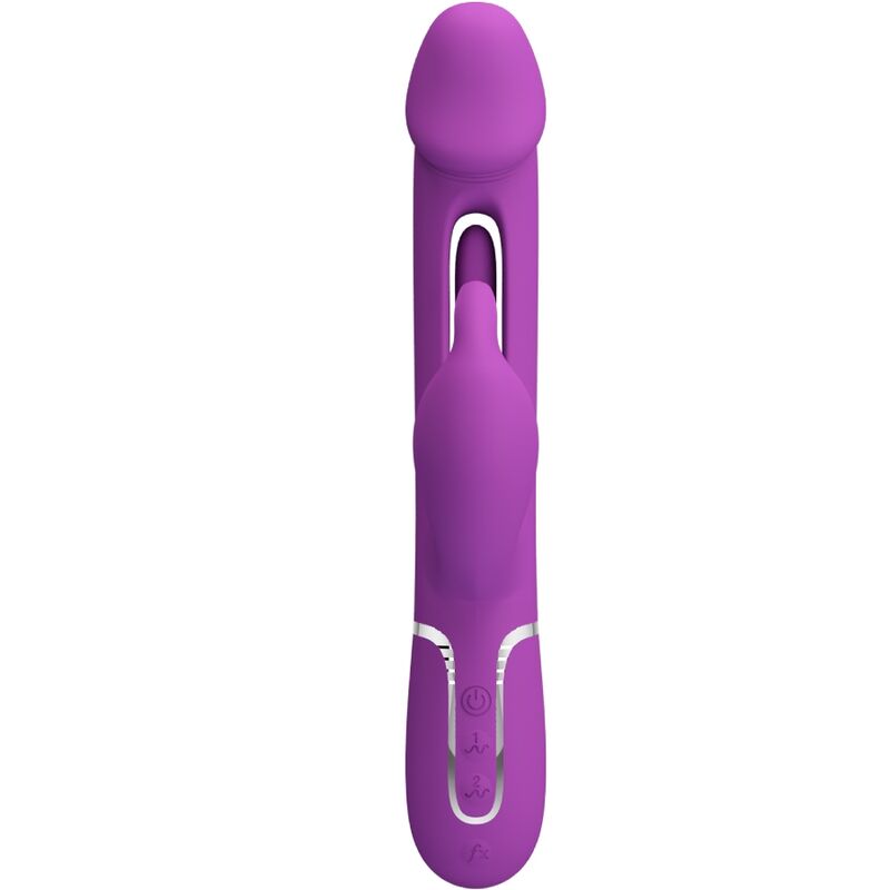 Pretty Love - Kampas Vibrador Rabbit Multifunción 3 En 1 Morado 2 Pretty Love - Kampas Vibrador Rabbit Multifunción 3 En 1 Morado - Imagen 2