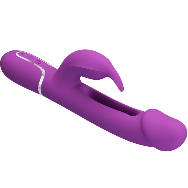 Pretty Love - Kampas Vibrador Rabbit Multifunción 3 En 1 Morado 4 Pretty Love - Kampas Vibrador Rabbit Multifunción 3 En 1 Morado - Imagen 4