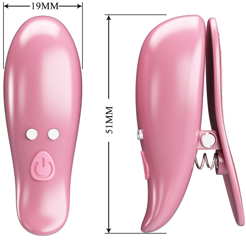 Pretty Love - Cailey Pinzas Para Pezones 10 Vibraciones Control Remoto Rosa 5 Pretty Love - Cailey Pinzas Para Pezones 10 Vibraciones Control Remoto Rosa - Imagen 5