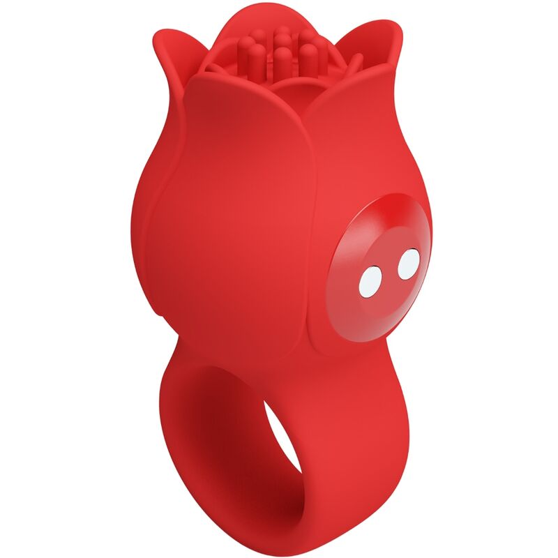 Pretty Love - Jae Vibrador De Dedo Forma De Rosa 10 Vibraciones Rojo 2 Pretty Love - Jae Vibrador De Dedo Forma De Rosa 10 Vibraciones Rojo - Imagen 2