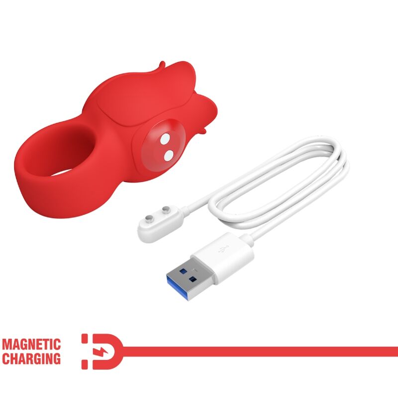 Pretty Love - Jae Vibrador De Dedo Forma De Rosa 10 Vibraciones Rojo 8 Pretty Love - Jae Vibrador De Dedo Forma De Rosa 10 Vibraciones Rojo - Imagen 8