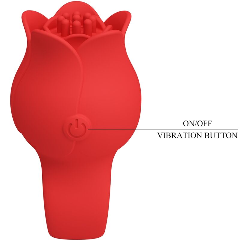 Pretty Love - Jae Vibrador De Dedo Forma De Rosa 10 Vibraciones Rojo 7 Pretty Love - Jae Vibrador De Dedo Forma De Rosa 10 Vibraciones Rojo - Imagen 7