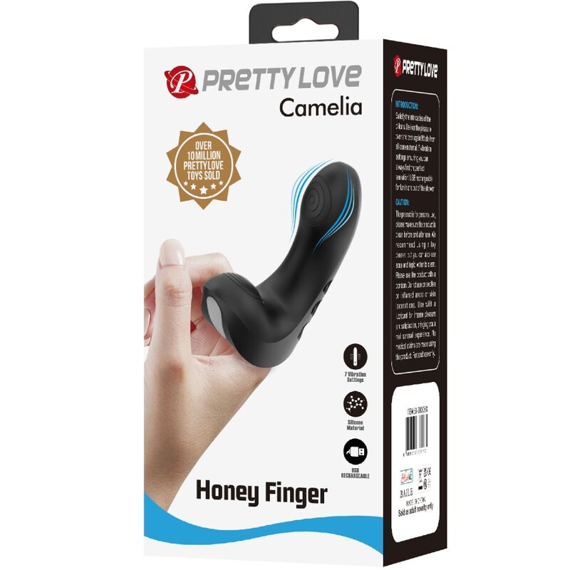 Pretty Love - Camelia Vibrador De Dedo 7 Vibraciones Negro 8 Pretty Love - Camelia Vibrador De Dedo 7 Vibraciones Negro - Imagen 8