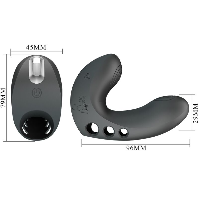 Pretty Love - Camelia Vibrador De Dedo 7 Vibraciones Negro 6 Pretty Love - Camelia Vibrador De Dedo 7 Vibraciones Negro - Imagen 6
