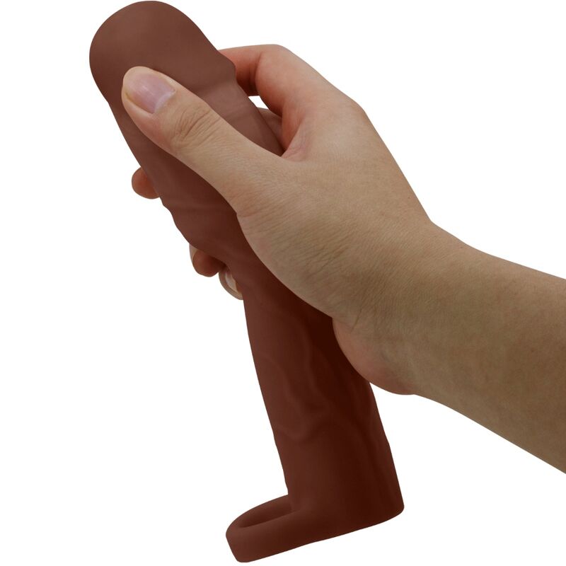 Pretty Love - Gerd Funda Para Pene Con Extensión De 7.6 Cm Mulato 5 Pretty Love - Gerd Funda Para Pene Con Extensión De 7.6 Cm Mulato - Imagen 5