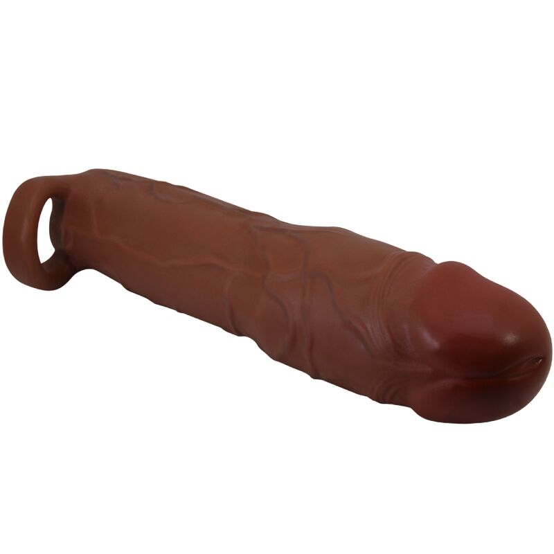 Pretty Love - Gerd Funda Para Pene Con Extensión De 7.6 Cm Mulato 4 Pretty Love - Gerd Funda Para Pene Con Extensión De 7.6 Cm Mulato - Imagen 4