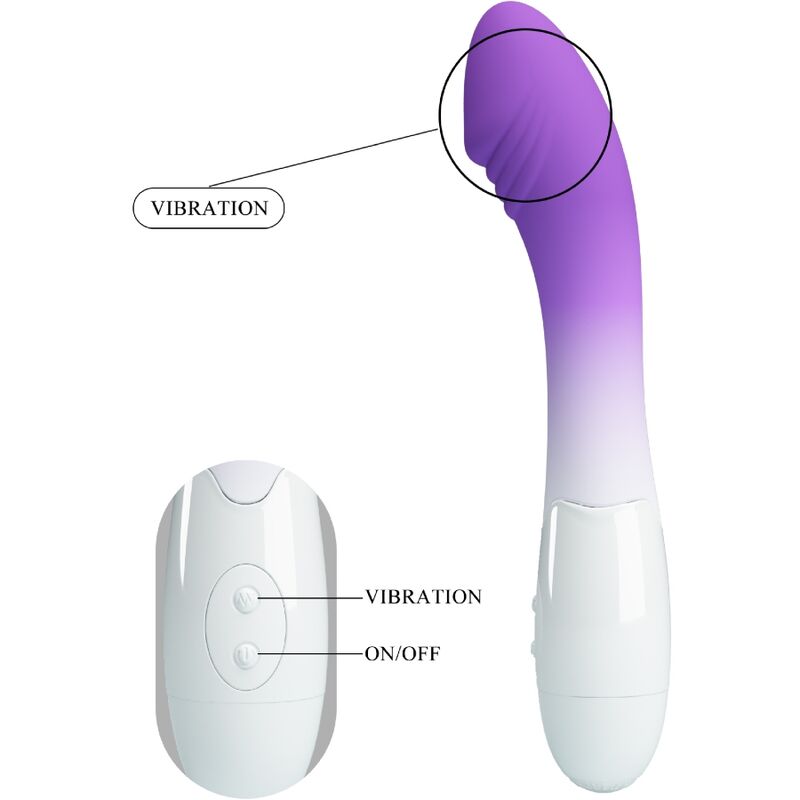 Pretty Love - Elemental Vibrador Punto G 30 Vibraciones Morado 4 Pretty Love - Elemental Vibrador Punto G 30 Vibraciones Morado - Imagen 4