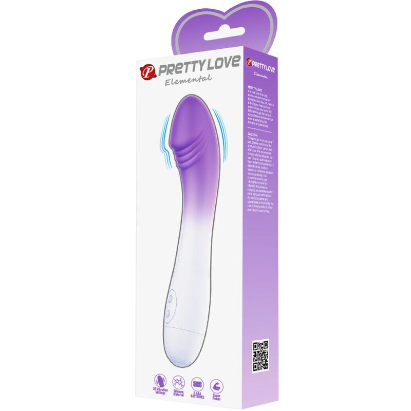 Pretty Love - Elemental Vibrador Punto G 30 Vibraciones Morado 6 Pretty Love - Elemental Vibrador Punto G 30 Vibraciones Morado - Imagen 6