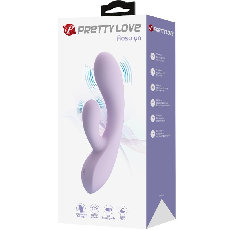 Pretty Love - Rosolyn Vibrador Rabbit 10 Vibraciones Morado 8 Pretty Love - Rosolyn Vibrador Rabbit 10 Vibraciones Morado - Imagen 8