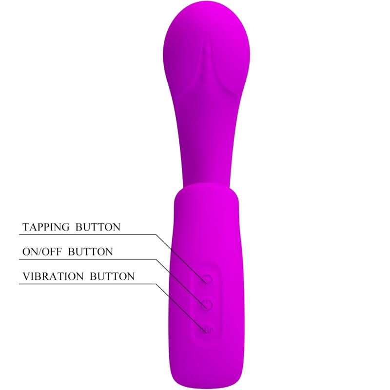 Pretty Love - Sibel Vibrador Punto G + Estimulador Clítoris 10 Vibraciones Morado 4 Pretty Love - Sibel Vibrador Punto G + Estimulador Clítoris 10 Vibraciones Morado - Imagen 4