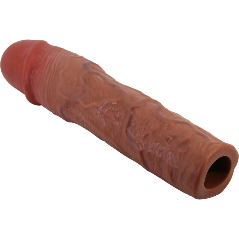 Pretty Love - Stevenson Funda Pene Con Extensión De 7.6 Cm Mulato 3 Pretty Love - Stevenson Funda Pene Con Extensión De 7.6 Cm Mulato - Imagen 3
