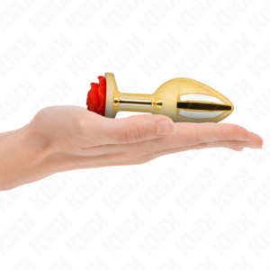 Kink - Plug Anal Dorado Rosa Roja