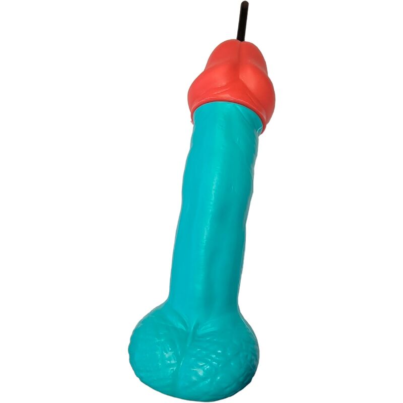 Diablo Picante - Vaso Pene Plástico Azul 1 Diablo Picante - Vaso Pene Plástico Azul