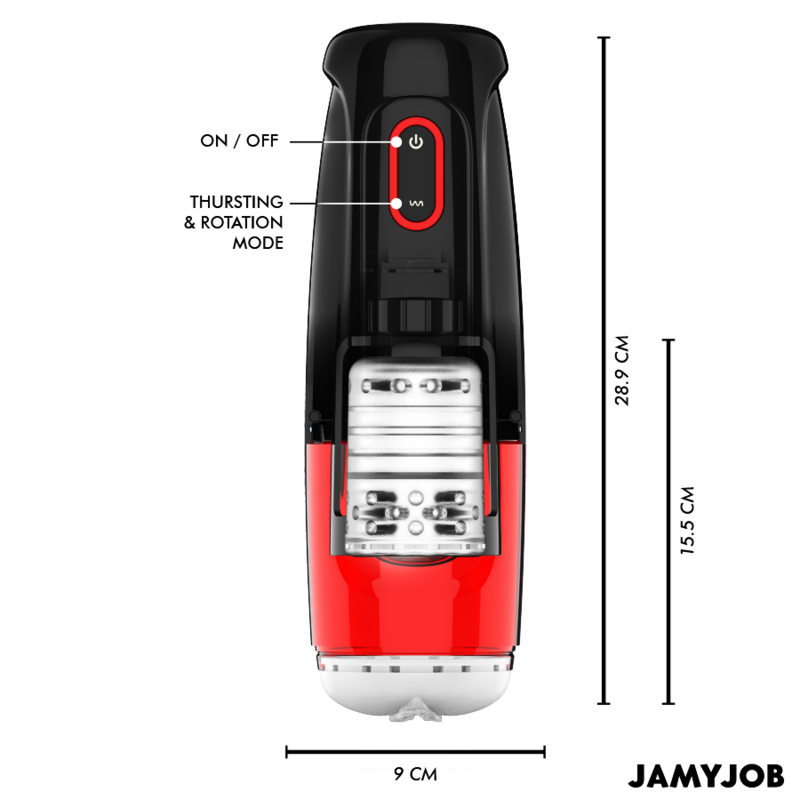 Jamyjob - Storm Masturbador Vagina Automático 10 Modos Rotación Y Empuje 3 Jamyjob - Storm Masturbador Vagina Automático 10 Modos Rotación Y Empuje - Imagen 3
