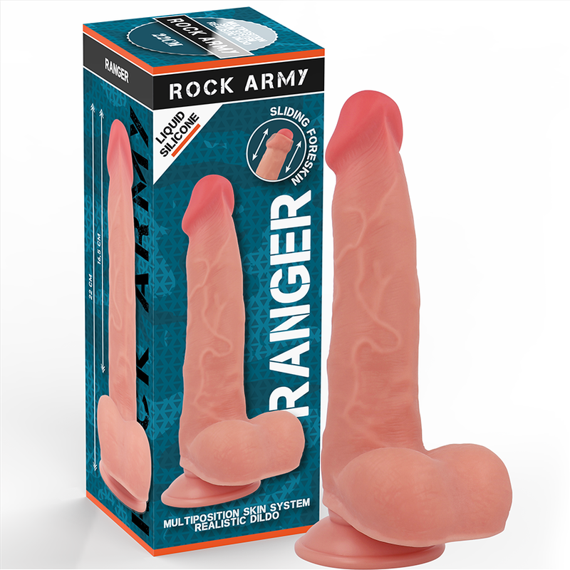 Rockarmy - Ranger Dildo Realista Dual Density Liquid Silicone 22 Cm -O- 3.6 Cm 1 Rockarmy - Ranger Dildo Realista Dual Density Liquid Silicone 22 Cm -O- 3.6 Cm
