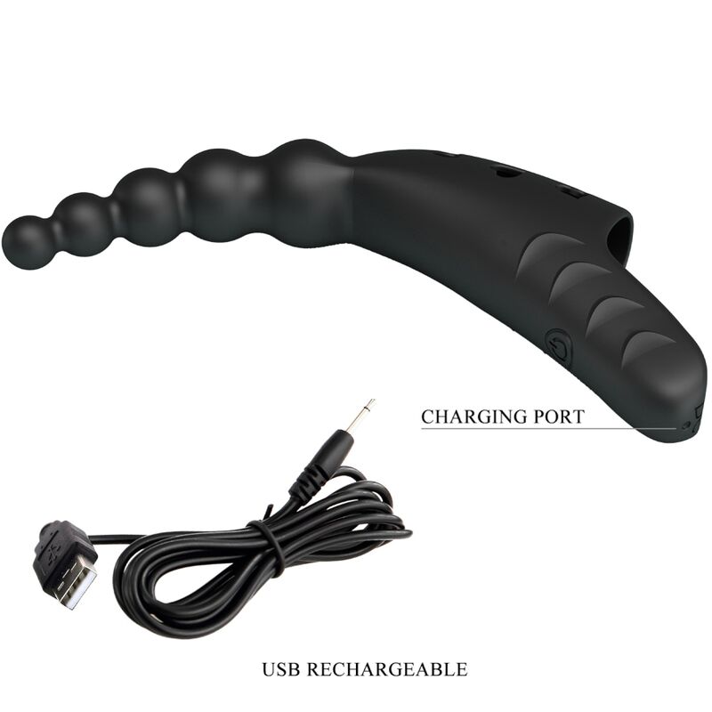 Pretty Love - Jordin Vibrador De Dedo 10 Vibraciones Negro 9 Pretty Love - Jordin Vibrador De Dedo 10 Vibraciones Negro - Imagen 9