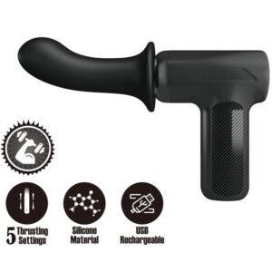 Pretty Love - Dj Doctor Masajeador 5 Configuraciones Negro