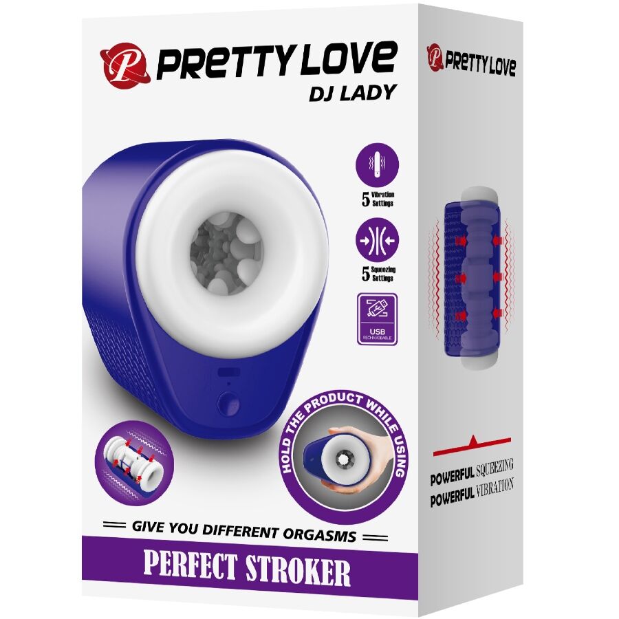 Pretty Love - Dj Lady Masturbador Masculino Con Vibración 5 Configuraciones Morado 11 Pretty Love - Dj Lady Masturbador Masculino Con Vibración 5 Configuraciones Morado - Imagen 11