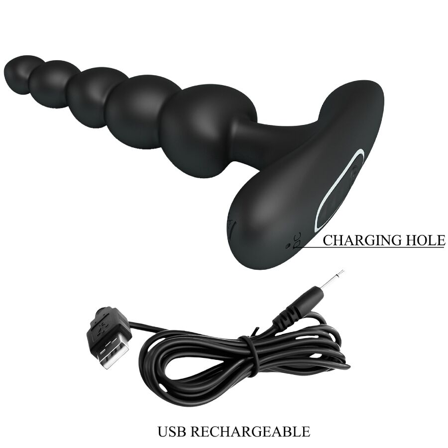Pretty Love - Corban Vibrador Anal 10 Vibraciones Negro 8 Pretty Love - Corban Vibrador Anal 10 Vibraciones Negro - Imagen 8