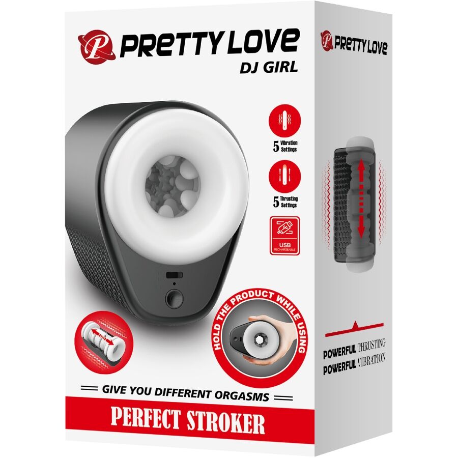 Pretty Love - Dj Girl Masturbador Masculino Con Vibración 5 Configuraciones Negro 11 Pretty Love - Dj Girl Masturbador Masculino Con Vibración 5 Configuraciones Negro - Imagen 11