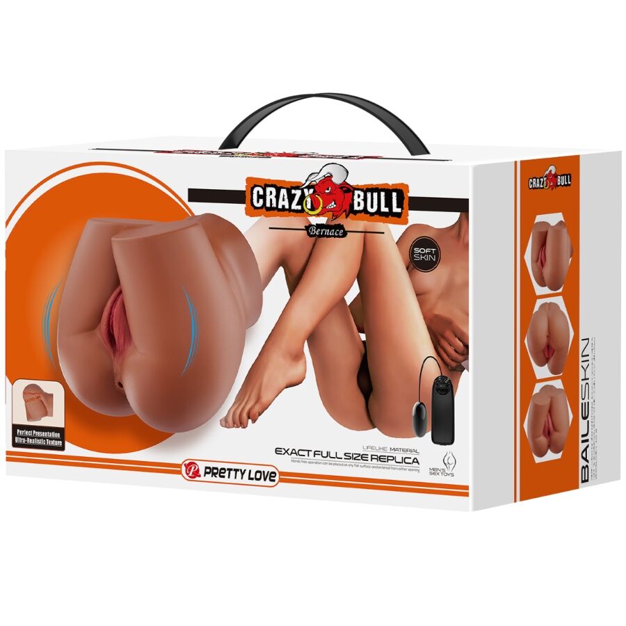 Crazy Bull - Bernace Trasero Vibrador Con Vagina Y Ano Realístico Natural Control Remoto 12 Crazy Bull - Bernace Trasero Vibrador Con Vagina Y Ano Realístico Natural Control Remoto - Imagen 12