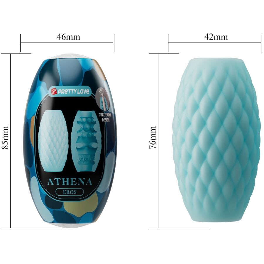Pretty Love - Athena Eros Masturbador Masculino Silicona Celeste 7 Pretty Love - Athena Eros Masturbador Masculino Silicona Celeste - Imagen 7