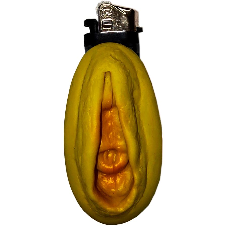 Diablo Picante - Mechero Vagina Dorado 1 Diablo Picante - Mechero Vagina Dorado