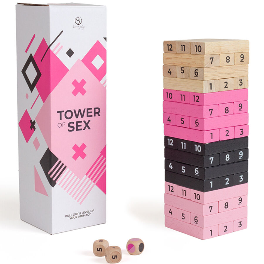 Secretplay - Juego De Madera Tower Of Sex 1 Secretplay - Juego De Madera Tower Of Sex