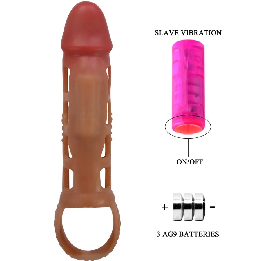 Pretty Love - Preston Funda Para Pene Con Vibración De 18 Cm 8 Pretty Love - Preston Funda Para Pene Con Vibración De 18 Cm - Imagen 8