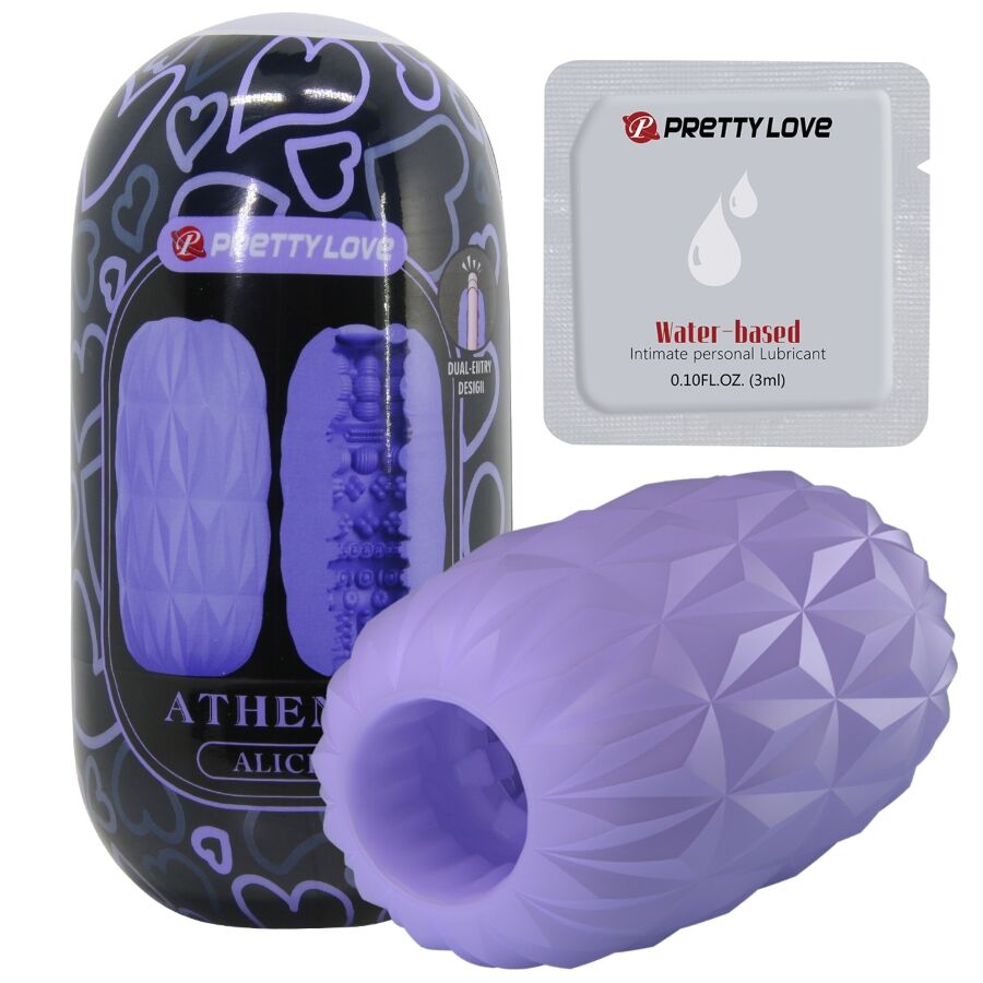 Pretty Love - Athena Alice Masturbador Masculino Morado 3 Pretty Love - Athena Alice Masturbador Masculino Morado - Imagen 3