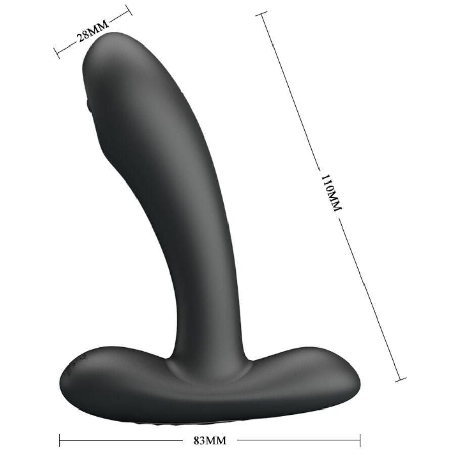 Pretty Love - Remington Masajeador Vibrador Anal Y Vaginal Negro 5 Pretty Love - Remington Masajeador Vibrador Anal Y Vaginal Negro - Imagen 5