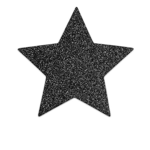 Bijoux - Indiscrets Pezoneras Flash Estrella Negro 1 Bijoux - Indiscrets Pezoneras Flash Estrella Negro