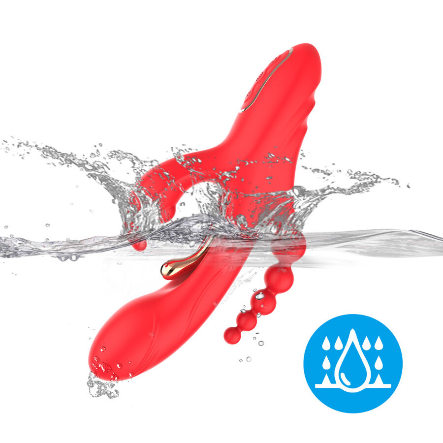 Armony - Vibrador Estimulador Punto G Y Clítoris Rojo 7 Armony - Vibrador Estimulador Punto G Y Clítoris Rojo - Imagen 7