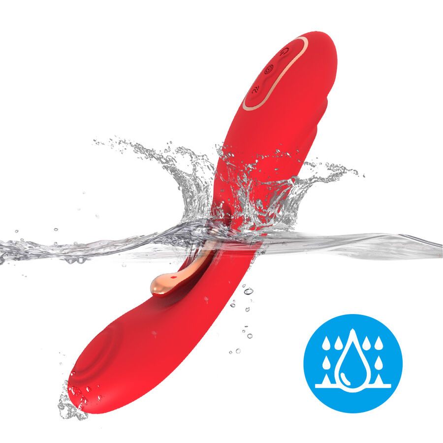 Armony - Vibrador Con Lengua Oscilante Rojo 5 Armony - Vibrador Con Lengua Oscilante Rojo - Imagen 5