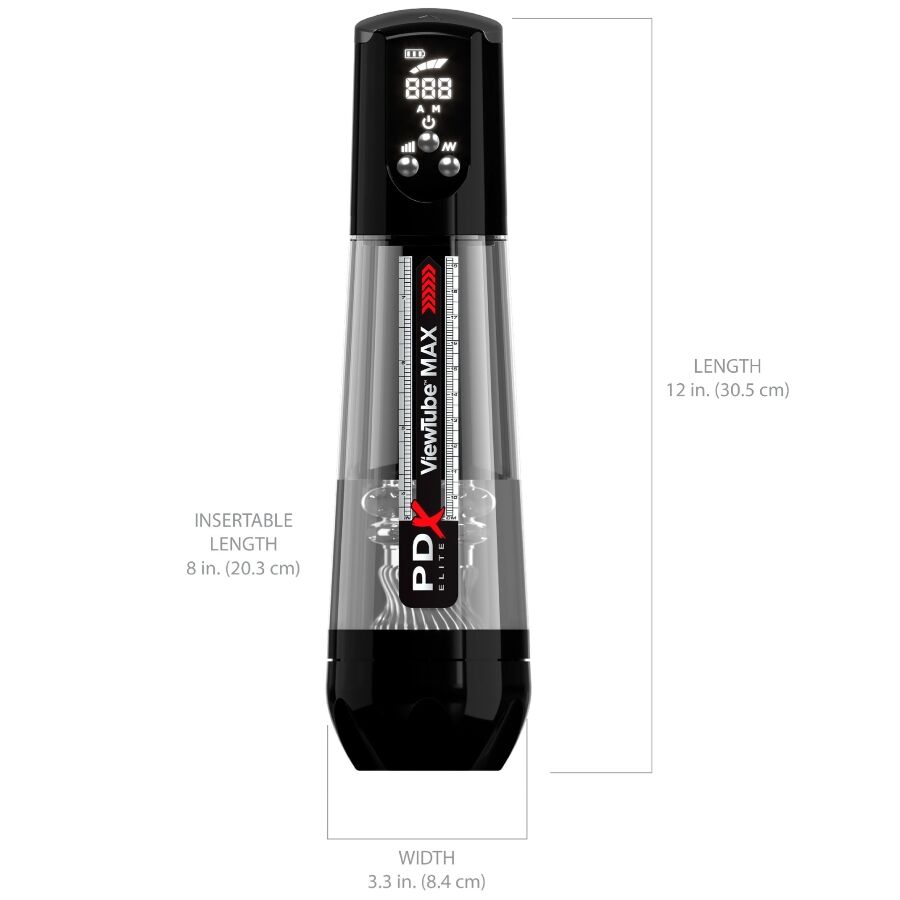 Pdx Elite - Viewtube Max View Masturnador Automático Con Succión Transparente 4 Pdx Elite - Viewtube Max View Masturnador Automático Con Succión Transparente - Imagen 4